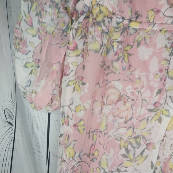 Sundance River Walk Silk Wrap Floral Tie Waist Flowy Feminine Fairy dress - Picture 7 of 13